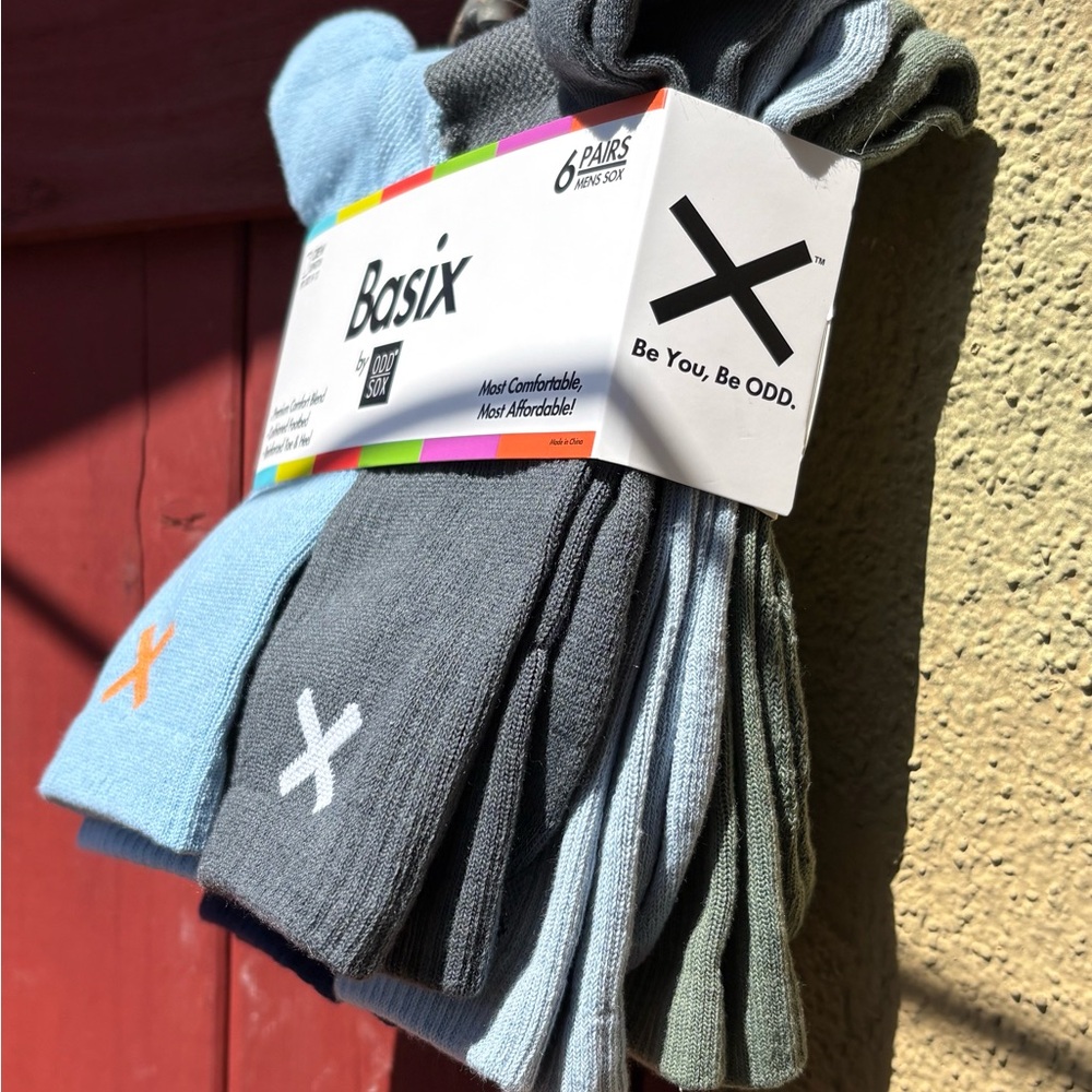 6 Pack Men’s Size 8-12 Crew Length Socks